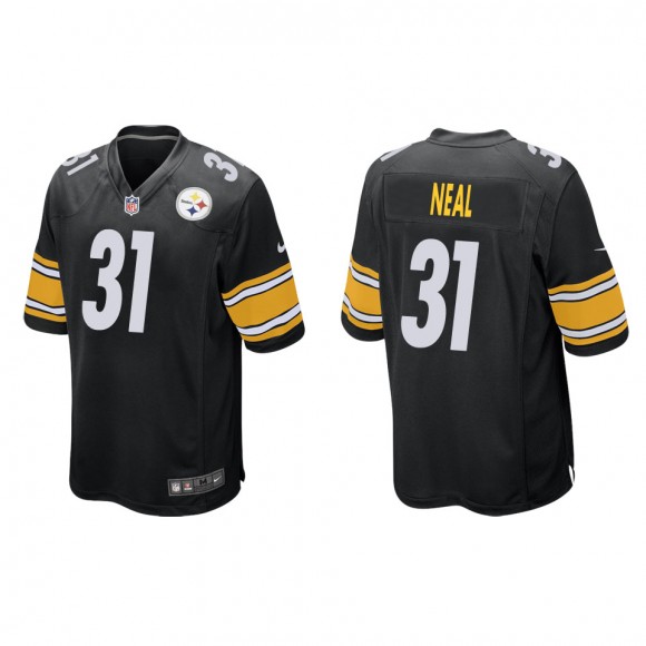 Steelers Keanu Neal Black Game Jersey