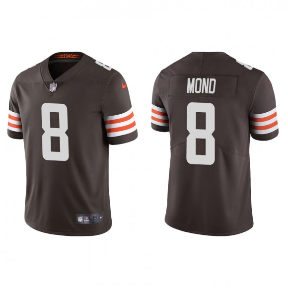 Men's Cleveland Browns Kellen Mond Brown Vapor Limited Jersey