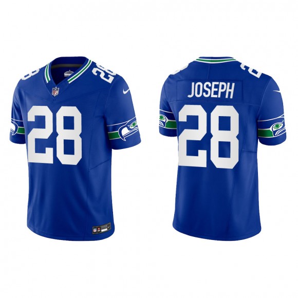 Seahawks Kelvin Joseph Royal Throwback F.U.S.E. Limited Jersey