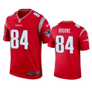 New England Patriots Kendrick Bourne Red Inverted Legend Jersey