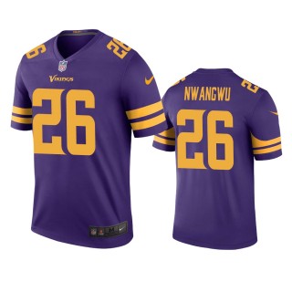 Minnesota Vikings Kene Nwangwu Purple Color Rush Legend Jersey