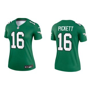 Women's Kenny Pickett Eagles Kelly Green Alternate Legend Jersey