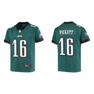 Youth Kenny Pickett Eagles Midnight Green Game Jersey