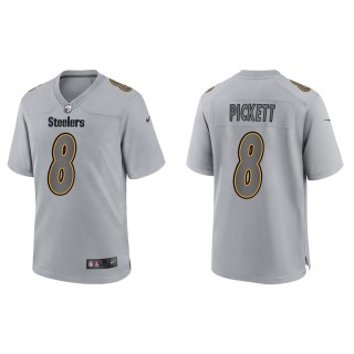 Kenny Pickett Pittsburgh Steelers Gray Atmosphere Fashion Game Jersey