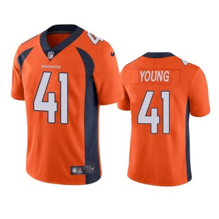 Broncos Kenny Young Orange Vapor Limited Jersey