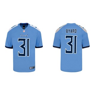 Kevin Byard Youth Tennessee Titans Light Blue Game Jersey