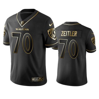 Kevin Zeitler Ravens Black Golden Edition Vapor Limited Jersey