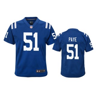 Indianapolis Colts Kwity Paye Royal Color Rush Game Jersey
