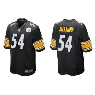 Steelers Kwon Alexander Black Game Jersey