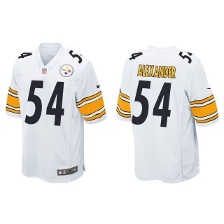 Steelers Kwon Alexander White Game Jersey