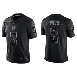 Kyle Pitts Atlanta Falcons Black Reflective Limited Jersey