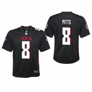 Youth Atlanta Falcons Kyle Pitts Game Jersey - Black