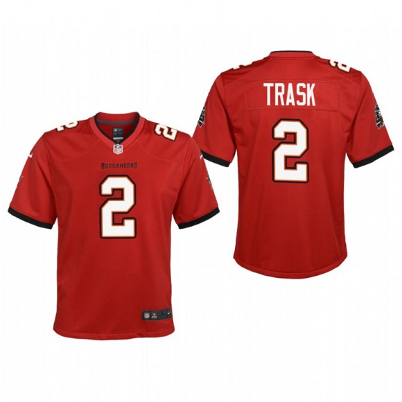 Youth Tampa Bay Buccaneers Kyle Trask Game Jersey - Red