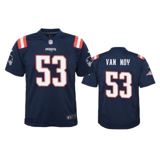 New England Patriots Kyle Van Noy Navy Color Rush Game Jersey