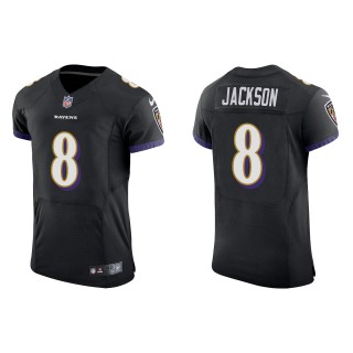 Lamar Jackson Men's Baltimore Ravens Black Alternate Vapor Elite Jersey