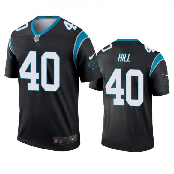 Carolina Panthers Lano Hill Black Legend Jersey - Men's