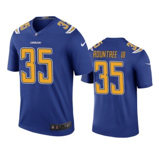 Los Angeles Chargers Larry Rountree III Royal Color Rush Legend Jersey