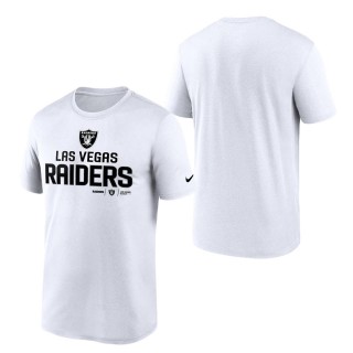 Las Vegas Raiders White Legend Community T-Shirt