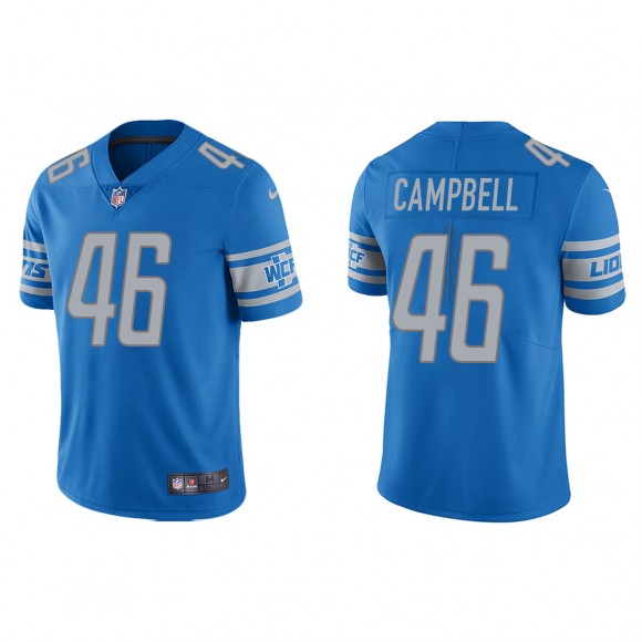 Jack Campbell Light Blue 2023 NFL Draft Vapor Limited Jersey
