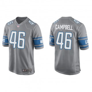 Jack Campbell Silver 2023 NFL Draft Game Jersey