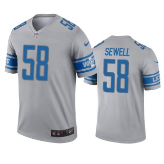 Detroit Lions Penei Sewell Gray Inverted Legend Jersey
