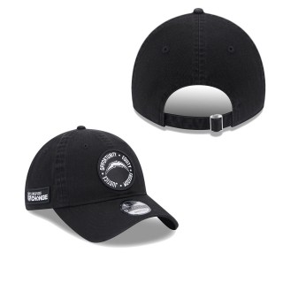 Men's Los Angeles Chargers Black 2022 Inspire Change 9TWENTY Adjustable Hat