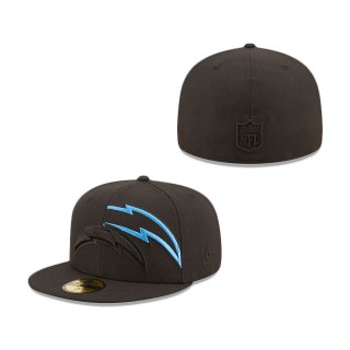 Los Angeles Chargers Logo Feature 59FIFTY Fitted Hat