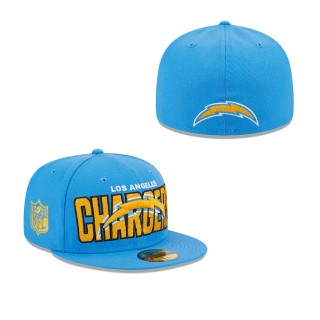 Men's Los Angeles Chargers Powder Blue 2023 NFL Draft 59FIFTY Fitted Hat