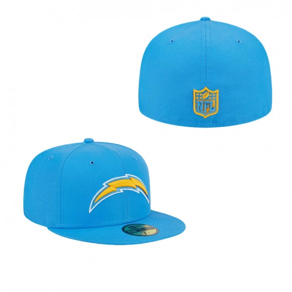 Los Angeles Chargers Powder Blue Main Fitted Hat