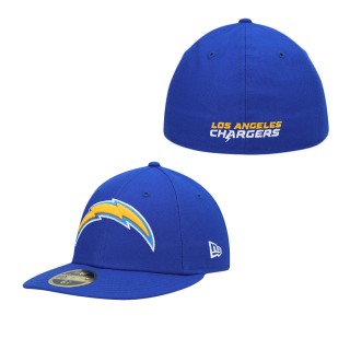 Men's Los Angeles Chargers Royal Logo Omaha Low Profile 59FIFTY Fitted Hat