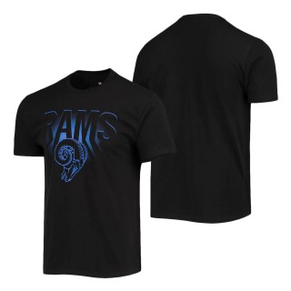 Los Angeles Rams Black Spotlight T-Shirt