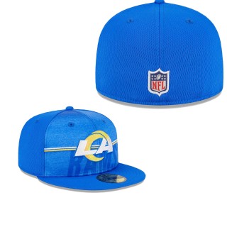 Men's Los Angeles Rams Royal 2023 NFL Training Camp 59FIFTY Fitted Hat
