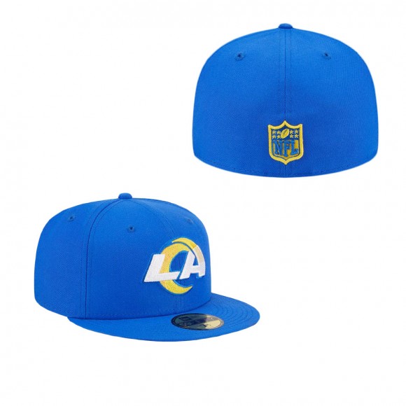 Los Angeles Rams Royal Main Fitted Hat
