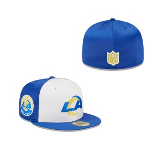 Los Angeles Rams Throwback Satin Fitted Hat