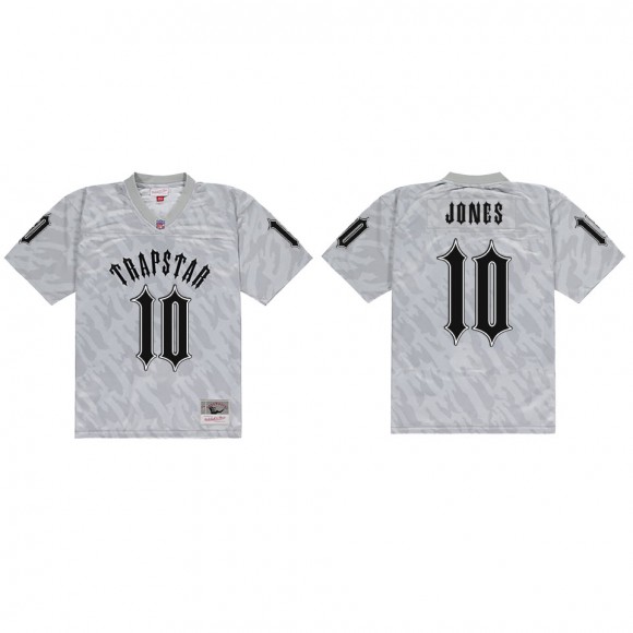 Mac Jones Trapstar Gray Football Jersey