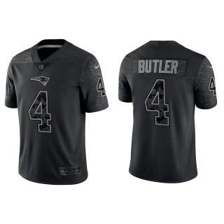 Malcolm Butler New England Patriots Black Reflective Limited Jersey