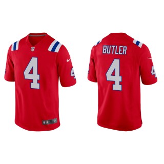 Men's New England Patriots Malcolm Butler Red Alternate Game Jersey