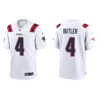 Men's New England Patriots Malcolm Butler White Game Jersey