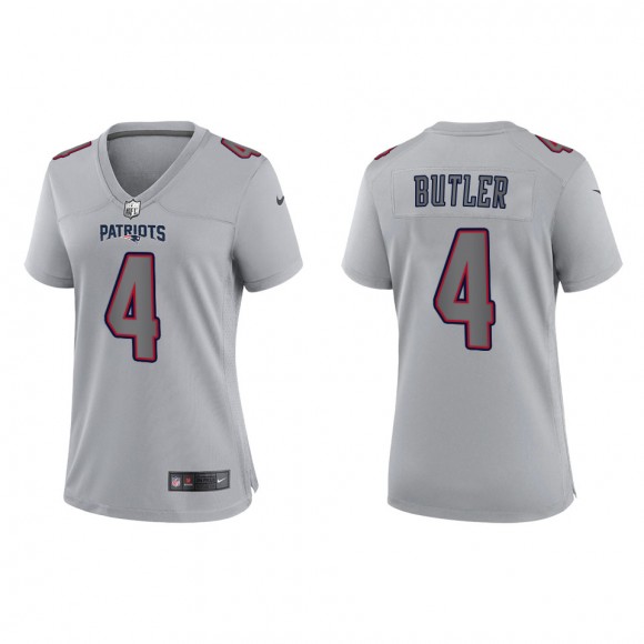 Malcolm Butler Women's New England Patriots Gray Atmosphere Fashion Game Jersey