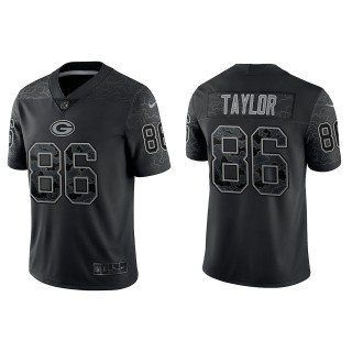 Malik Taylor Green Bay Packers Black Reflective Limited Jersey