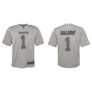 Marquez Callaway Youth New Orleans Saints Gray Atmosphere Game Jersey