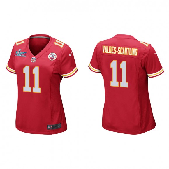 Marquez Valdes-Scantling Women's Kansas City Chiefs Super Bowl LVII Red Game Jersey