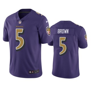 Color Rush Limited Baltimore Ravens Marquise Brown Purple Jersey