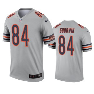 Chicago Bears Marquise Goodwin Silver Inverted Legend Jersey