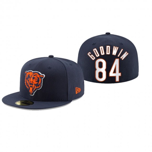 Chicago Bears Marquise Goodwin Navy Omaha 59FIFTY Fitted Hat