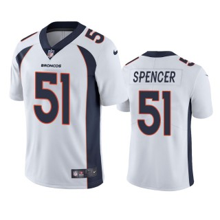 Marquiss Spencer Denver Broncos White Vapor Limited Jersey