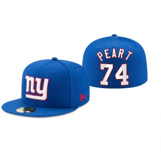 New York Giants Matt Peart Royal Omaha 59FIFTY Fitted Hat