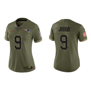 Matthew Judon Women's New England Patriots Olive 2022 Salute To Service Limited Jersey