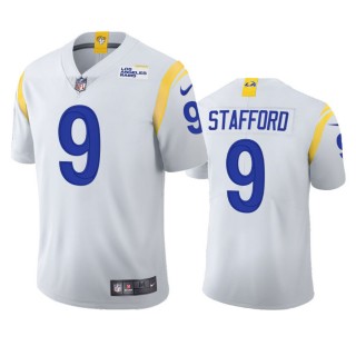 Los Angeles Rams Matthew Stafford White 2021 Vapor Limited Jersey - Men's