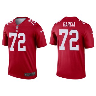Men's New York Giants Max Garcia Red Inverted Legend Jersey